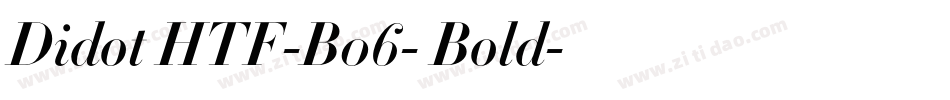 Didot HTF-B06- Bold字体转换